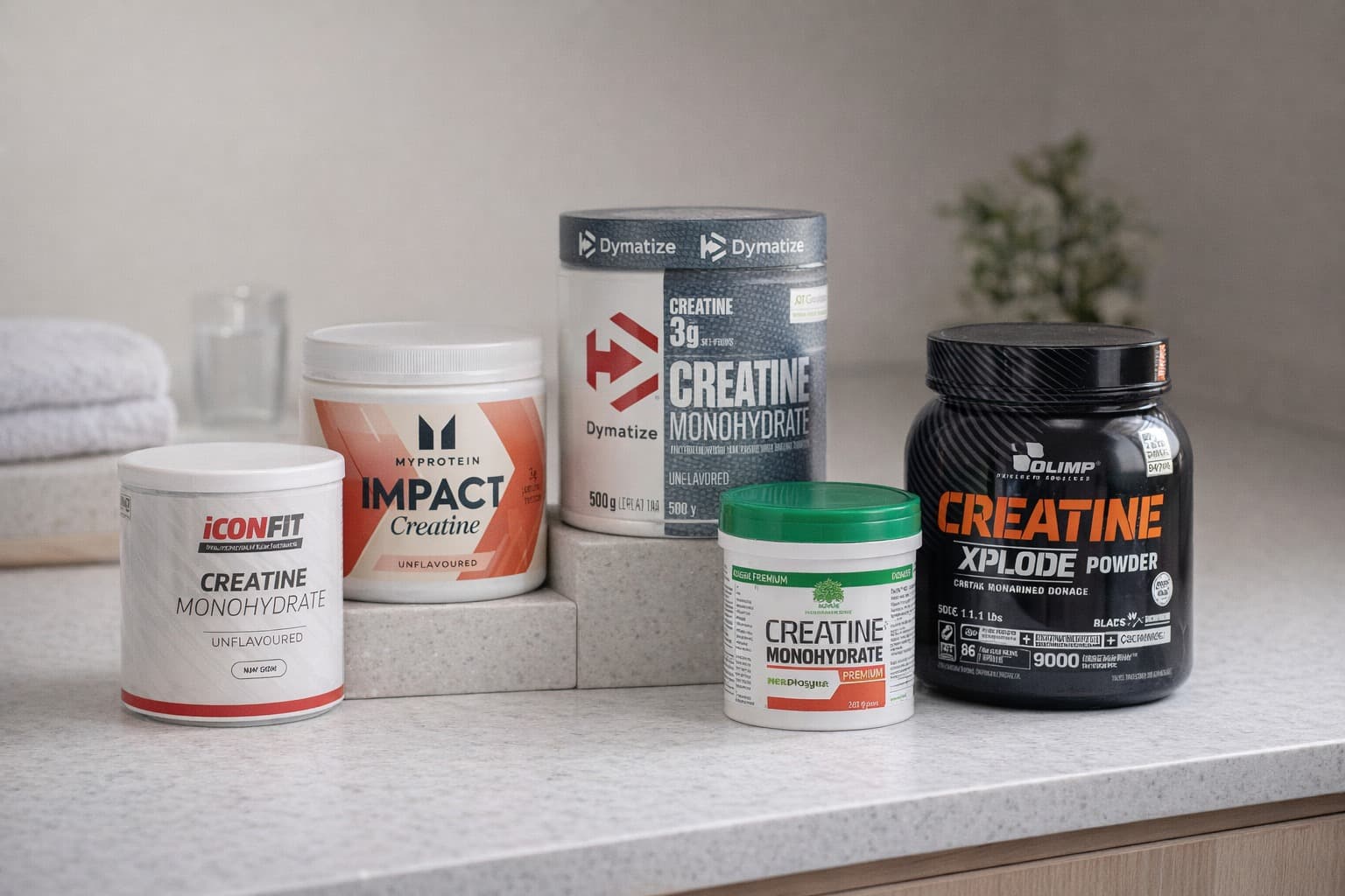 Geriausias kreatinas 2026: TOP 5 papildai pagal formą, kainą ir tikslą